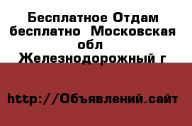 Бесплатное Отдам бесплатно. Московская обл.,Железнодорожный г.